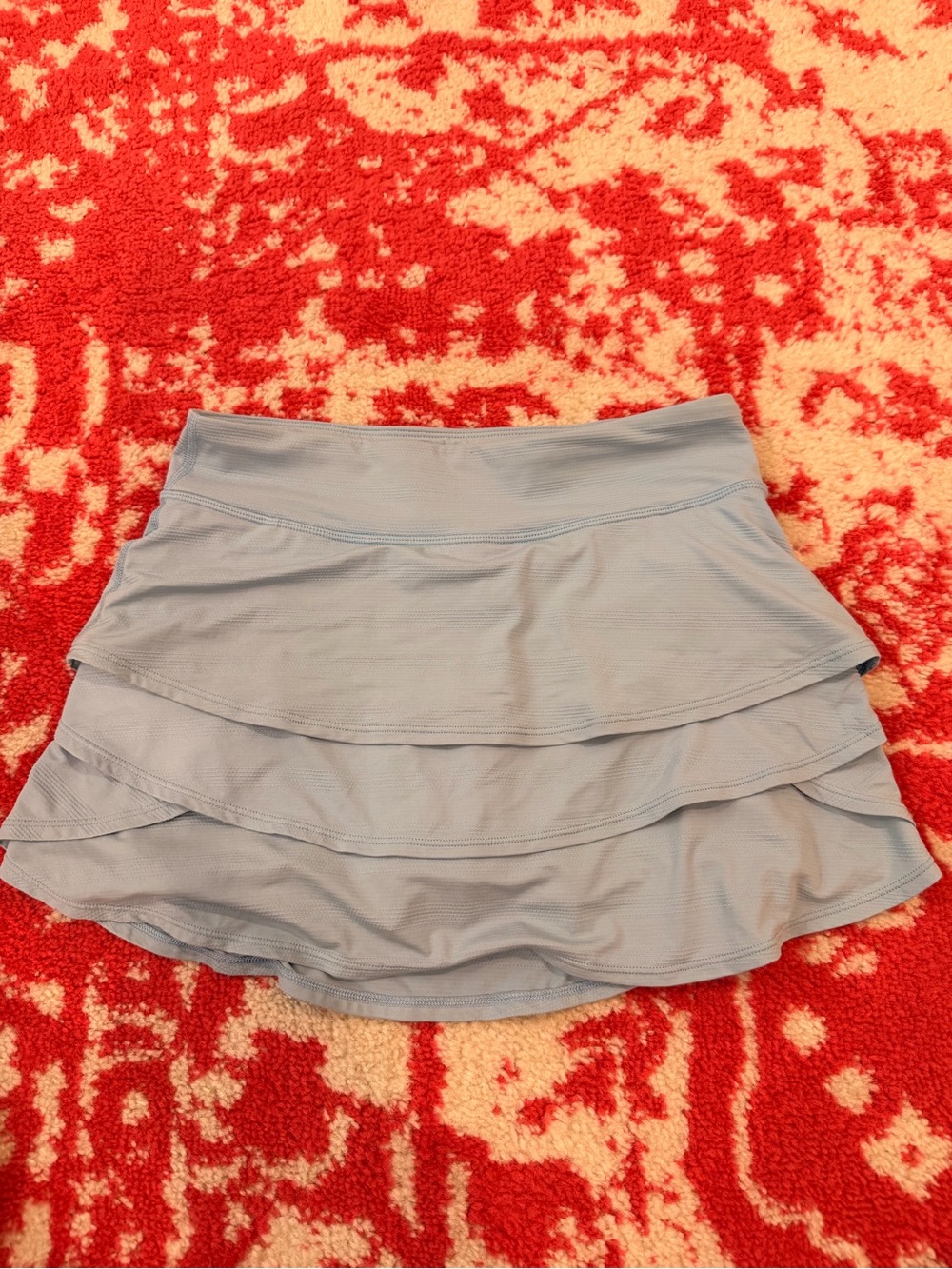 Athleta Light Blue Layered Ruffle Skirt